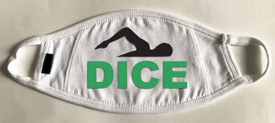 Allderdice 'DICE' Swimming Mask - White