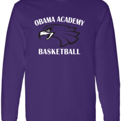 Obama Academy Basketball Long Sleeve Tee
